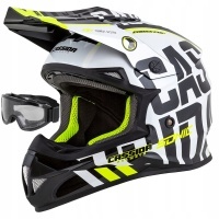 Kask мотоцикл кросс quad sonic cassida gogle xs