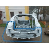 Toyota yaris iv p21 гр , полоса заднего пол стенка багажника задняя