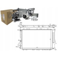 Радиатор двигателя nissens 4a0121251a 4a0121251d 4a