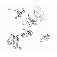 Mercedes - benz мл w166 ignition - starter switch a1669050156
