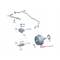 Mercedes - benz gle w167 brake booster a1674300900