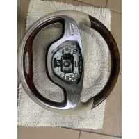 Мерседес w222 s класса руль кожа деревянная