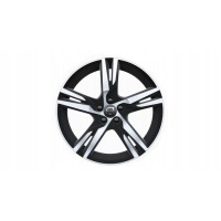 Колесо алюминиевая volvo oe 5 - double spoke matt чёрный diamond 7.5 