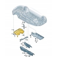 Audi skoda seat volkswagen - защита двигателя - 6c0825235a