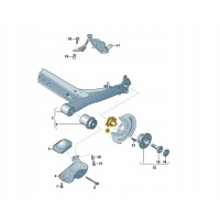 Чоп оси tylnej seat леон oe: 5q0501117a