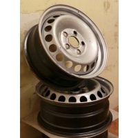 4× колесо штампованное volkswagen oe 6.5 