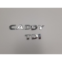 Эмблема логотип надпись на крышку volkswagen caddy tdi оригинал