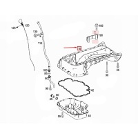 Mercedes - benz cls c218 upper engine oil PAN a2780142802
