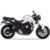 Naklejki на motocykl fooqs для bmw f 800 r 2012 - 2014 biało - czarny