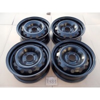 4× колесо штампованное peugeot oe peugeot 205 206 citroen c2 c3 5.5 
