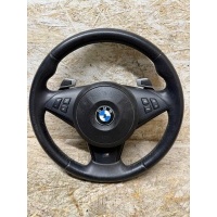 Руль лопатки кожа airbag bmw m5 e60 m6 e63 м пакет ори oem
