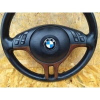 Руль деревянная кожа multifunkcja bmw e46