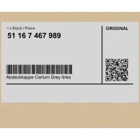 Накладка cer серая левая bmw 5 g30 g31 7 g12 8 g14 g15 g16