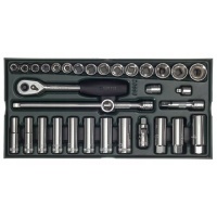 Комплект ключи nasadowe 3 / 8 33 шт . sata 09902