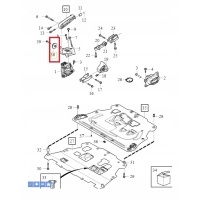 Глушитель вибрации лапа двигателя volvo 31460799