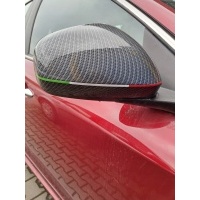Альфа ромео giulietta мито 159 накладки зеркал carbon левая правое