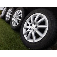 Opel astra h zafira колёса колёсные диски алюминиевые 6.5x16 5x110 et37 шины 205 / 55 / 16
