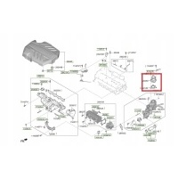 Клапан радиатор системы рециркуляции ог 28410 - 2f400 kia hyundai 2.2 d