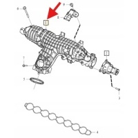 Коллектор впускной 2.0 d4 volvo s60 v60 2011 - s90 v90 v40 xc40 oe 32441699