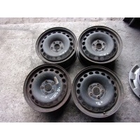 4× колесо штампованное volkswagen oe 3c0601027h 6.5 