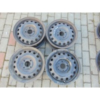 4× колесо штампованное volkswagen oe 7m3601027e 5.0 
