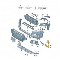 Audi oe 4m0807547d спойлер
