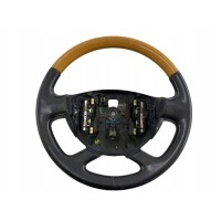 Renault лагуна ii руль кожа кожаная деревянная