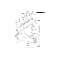 Изоляция крыла левая range l405 cpla - 16a595 - cc