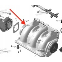 Коллектор впускной sea - doo 300 420867946