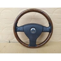 Руль деревянный многофункциональная volkswagen passat b6