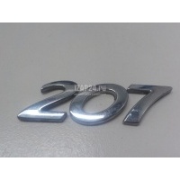 Эмблема на крышку багажника Citroen-Peugeot 207 (2006 - 2013) 8665PV