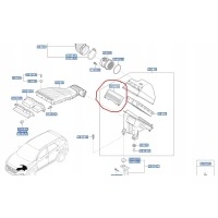 Hyundai тусон дизель крышка фильтра воздушный 28115 - d3100