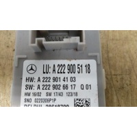 Модуль светодиодной подсветки MERCEDES-BENZ S-CLASS W222, V222, X222 05/2013 - 2018 A2229005118
