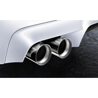 Bmw m5 f10 наконечники выдохе глушителя akrapovic титан перформанс
