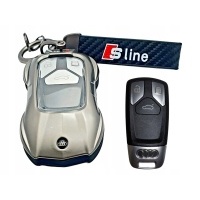 Чехол корпус с breloczkiem s - line audi a4 b9 a5 a7 a6 a8 tt q7 s4 s5