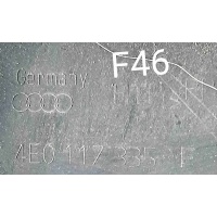Воздуховод Audi A8 D3 рестайлинг 2 (2007—2010) 2009 4E0117335F