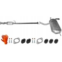 Kia sportage 2.0i 16v 4wd 104kw 2004 - 3 / 2010 глушитель центральная конечный