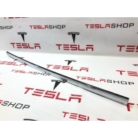 Молдинг двери передней левой Tesla Model X 2018 1032165-88-D,1032173-00-D