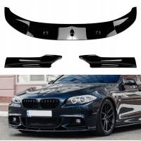 Splitter юбка бампера для bmw f10 f11 2011 - 2017 чёрный блеск м спорт