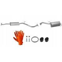 Nissan note 1.4i 16v 65kw 2009 - 8 / 2013 глушитель центральная конечный