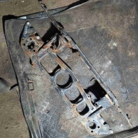 Передняя панель крепления облицовки (телевизор) BMW 5 E39 2000 8387412