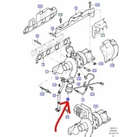 Труба шланг интеркулера форд mondeo mk3 2.0 2.2 tdci