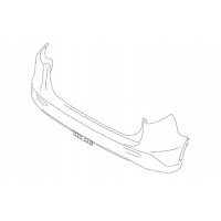 Suzuki oe 71811 - 54p03 - n49 бампер заднего