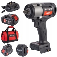 Ключ udarowy akumulatorowy 1 / 2 a63r 1180 нм комплект 2x 4ah сумка зарядное устройство