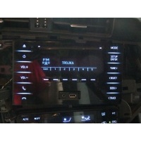 Радио заводские toyota auris ii 86120 - 02j61 магнитола