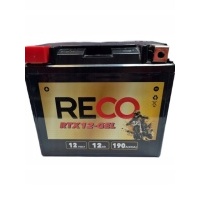 Аккумулятор гелевый reco rtx12 - gel 12v 12ah 190a л ytx12 - bs ytx12 - gel