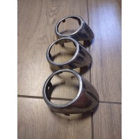 Peugeot oe 9653247477 рамка противотуманок хромированная
