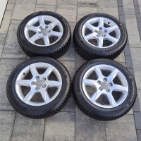 4× колесо алюминиевая volkswagen oe 7.0 
