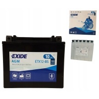 Аккумулятор etx12 - bs / ytx12 - bs 12v 10ah 150a exide