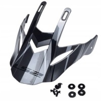 Козырек kasku mx436 evo knight titanium уайт